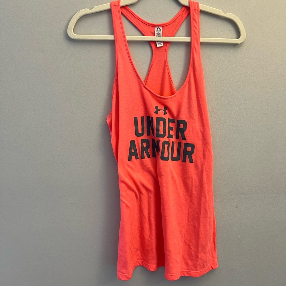Under Armour Vibrant Orange Racerback Tank